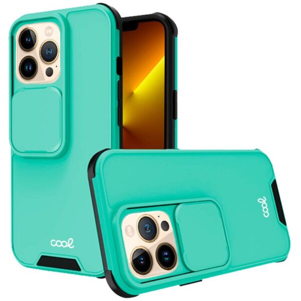 Capa COOL para iPhone 13 Pro Max Hard Camera Mint