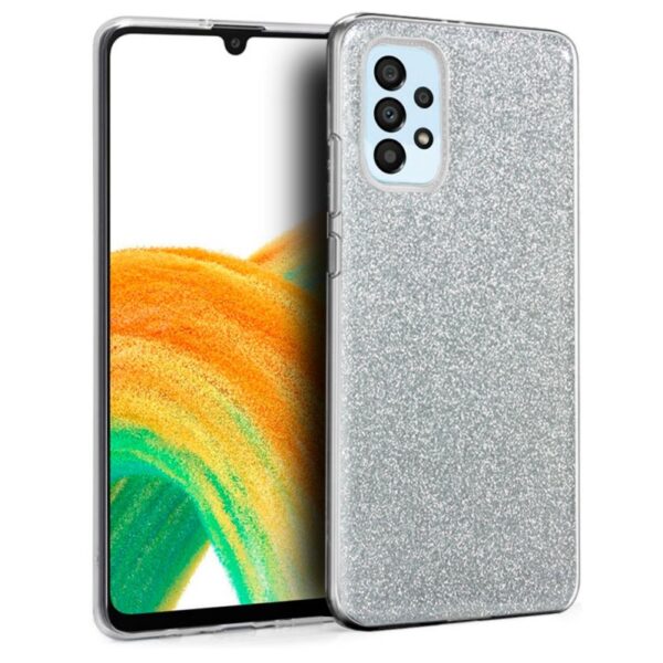 Capa COOL para Samsung A336 Galaxy A33 5G Glitter Silver
