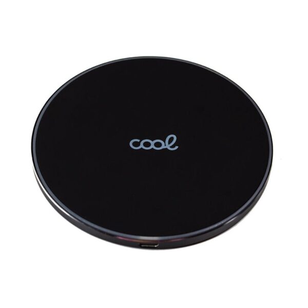 Carregador base dock para smartphones Qi sem fio universal COOL (carga rápida) preto