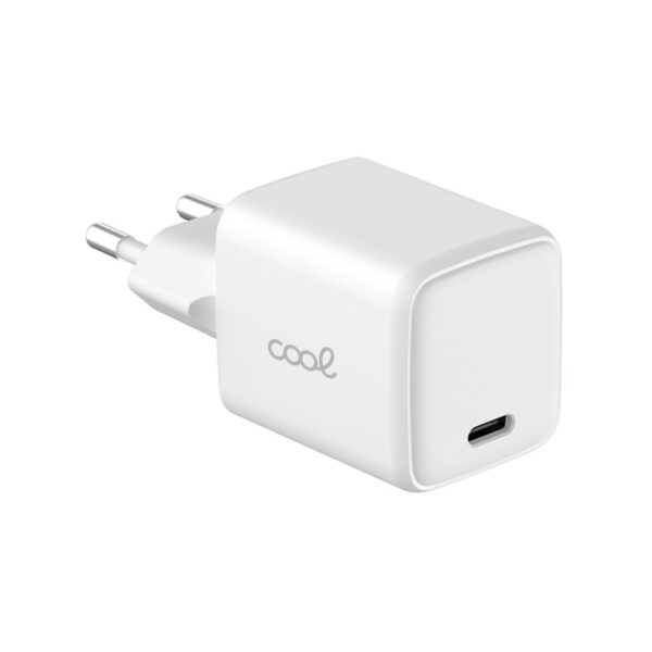 Carregador de rede Universal Ultra Fast Charger (PD) Type-C COOL (35W) Branco