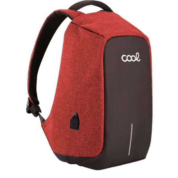 Mochila para laptop 15"-16" COOL Memphis Preto-Vermelho