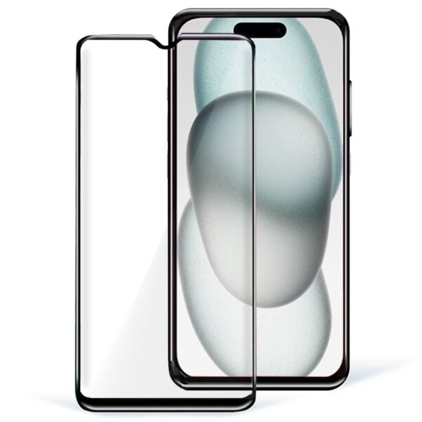 Protetor de ecrã de vidro temperado COOL para iPhone 15 / iPhone 16 (FULL 3D)