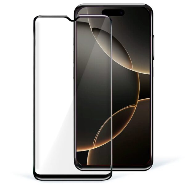 Protetor de ecrã de vidro temperado COOL para iPhone 16 Pro (FULL 3D)