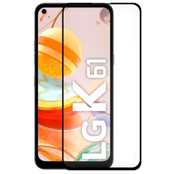 Protetor de ecrã de vidro temperado COOL para LG K61 (FULL 3D)