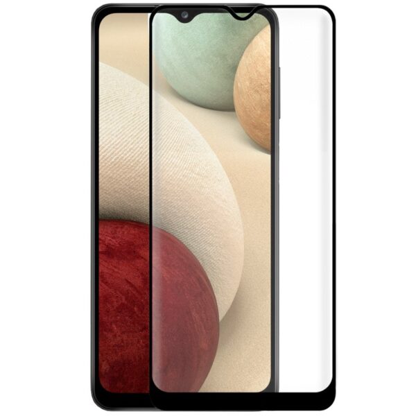 Protetor de ecrã de vidro temperado COOL para Samsung A125 Galaxy A12 / M12 / A13 / A03 / M33 5G (FULL 3D Preto)
