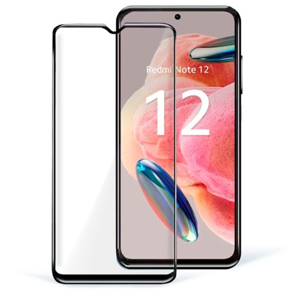 Protetor de ecrã de vidro temperado COOL para  Xiaomi Redmi Note 12 / Note 12 5G / Poco X5 5G (FULL 3D)