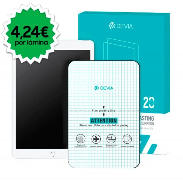 Devia Universal Tablet Hydrogel Protector (Pack 20 unidades)