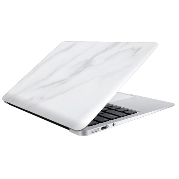 Protetor de vinil traseiro colorido para laptop Devia 15 '' mármore branco