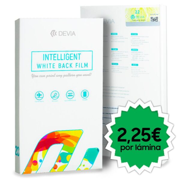 Protetor Vinil Devia Parte Traseira Personalização (Pack de 20 unidades)