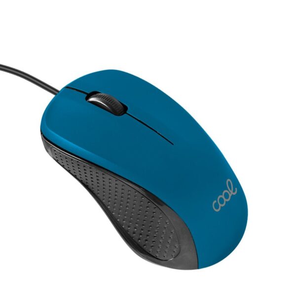 Rato COOL USB com Fio Azul