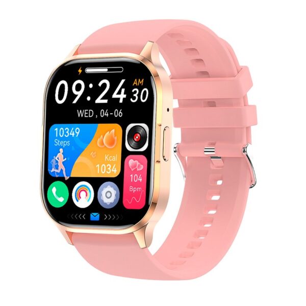 Smartwatch COOL Delta Silicone Rosa (Amoled, Chamadas, Esporte, Saúde)