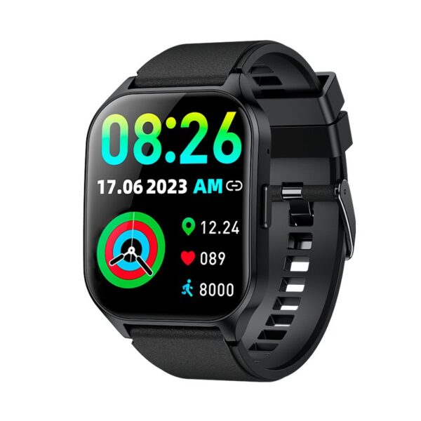 Smartwatch COOL Ecrã Amoled Curved Preto (Chamadas, Esporte, Saúde)