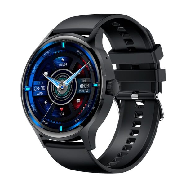 Smartwatch COOL Iris Silicone Preto (AMOLED, Chamadas, Esporte, Saúde)